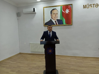 Goranboyda, “Konstitusiya və Suverenlik İli” çərçivəsində,  “Konstitusiyanın qüdrəti güclü dövlətin təməlidir.”  mövzusunda tədbir keçirildi