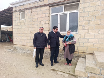 Goranboyda "8 Mart-Beynəlxalq Qadınlar Günü" münasibətilə Goranboy RİH-nin məsul əməkdaşları tərəfindən şəhid ailələrinin  xanımları evlərində ziyarət olundu, onlara  hədiyyələr təqdim edildi.