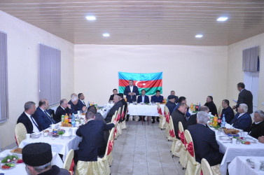 Milli Məclisin deputatı Anar Məmmədov tərəfindən Goranboyda iftar süfrəsi verildi.