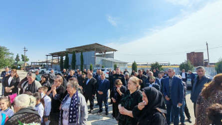 Goranboy rayon Dəliməmmədli şəhər qəbirstanlığında şəhidlərimizin məzarları ziyarət olundu