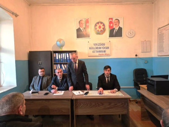Goranboyda inzibati ərazi dairəsi üzrə nümayəndəliklərdə hesabat iclasları keçirildi