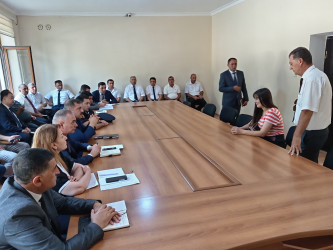 Goranboy rayon İcra Hakimiyyətində vətəndaşların müraciətləri dinlənildi