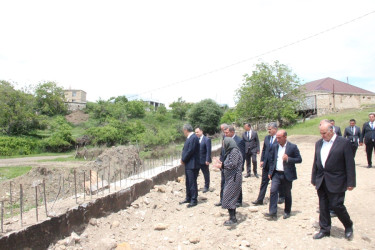 Goranboyda icra başçısı yarasız vəziyyətdə olan körpüyə baxış keçirdi
