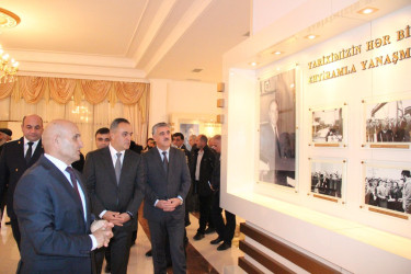 Goranboyda Ümummilli Lider Heydər Əliyevin anım günü ilə bağlı, Heydər Əliyev Mərkəzinə ekskursiya  təşkil edildi