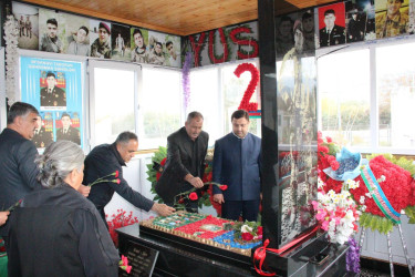 Şəfəq kəndində şəhidlərimizin  məzarları ziyarət edildi