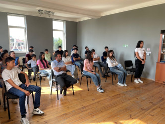 Goranboyda yetkinlik yaşına çatmayanların və gənclərin təlim-tərbiyyəsi ilə bağlı maarifləndirici tədbir keçirildi