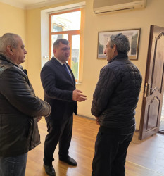 Goranboy rayon İcra Hakimiyyətində vətəndaşların müraciətləri dinlənildi
