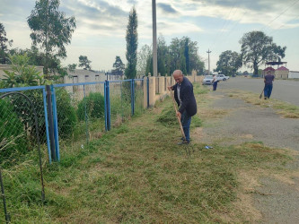 Goranboyda, 27 sentyabr Anım günü ilə bağlı,  qəbirstanlıqlarda, xiyabanlarda iməcilik təşkil olundu, təmizlik işləri aparıldı.