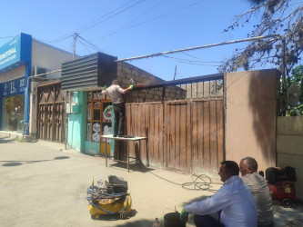 Goranboyda genişmiqyaslı abadlıq və yenidənqurma işləri davam etdirilir