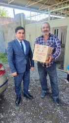 Goranboyda Qurban bayramı mübasibətilə  verilən bayram sovqatları 600 ailəni əhatə edir