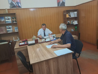 Goranboyda vətəndaş qəbulları mütəmadi olaraq davam etdirilir
