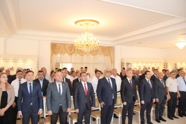 Goranboyda “Şəhərsalma və Memarlıq ili” çərçivəsində “Heydər Əliyevin müasir Azərbaycan memarlığına töhfələri” mövzusunda tədbir keçirildi