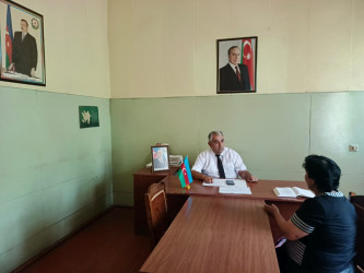 Goranboyda vətəndaş qəbulları mütəmadi olaraq davam etdirilir