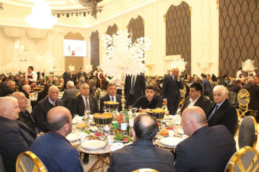 Goranboyda iftar süfrəsi açıldı