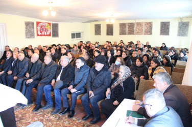 Goranboyda növbəti səyyar qəbul Boluslu kəndində keçirildi