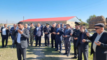 Goranlı kəndindən Vətən Müharibəsi şəhidimiz  İxtiyar İlqaroğlunun ildönümündə məzarı ziyarət olundu.