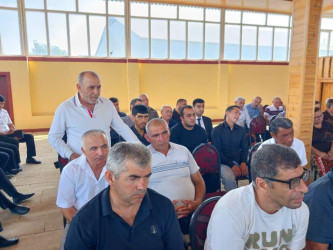 Goranboyda növbəti səyyar qəbul Nadirkənd kəndində keçirildi