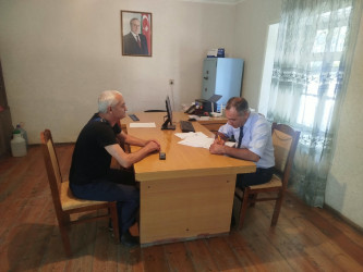 Goranboyda vətəndaş qəbulları davam edir
