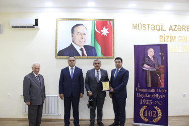 Goranboyda, “Konstitusiya və Suverenlik İli” tədbirləri çərçivəsində, “Ümummilli Lider Heydər Əliyev və müstəqil, suveren Azərbaycan” mövzusunda tədbir keçirildi