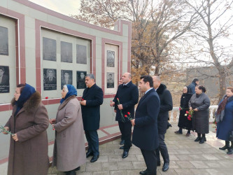 Goranboyda şəhid Milli Qəhrəman Niyazi Aslanovun doğum günündə xatirəsi anıldı