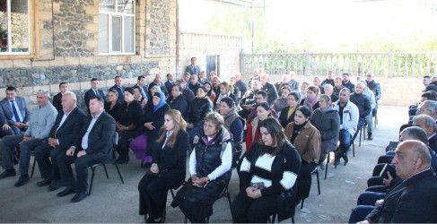 Goranboyda Kəhrizli kəndində səyyar qəbul keçirildi