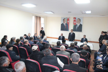 Goranboyda növbəti səyyar qəbul Səmədabad kəndində keçirildi