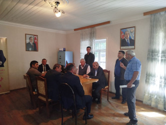 Nizami kənd sakinlərinin müraciətləri əsasında mövcud problemlər yerində araşdırıldı