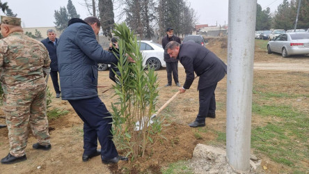 Goranboyda,  Ümummilli Liderimiz Heydər Əliyevin Anım Günü ilə bağlı,  ağacəkmə aksiyası keçirildi