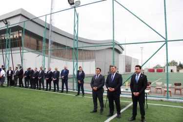 Goranboyda “Konstitusiya və Suverenlik ili” çərçivəsində, Ümummilli Lider Heydər Əliyevin anadan olmasının 102 ci il dönümü ilə bağlı,  təşkil olunan mini futbol üzrə rayon birinciliyinin final oyunu keçirildi