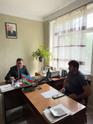 Goranboyda vətəndaş qəbulları davam edir