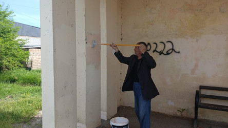 Goranboyda “Şəhərsalma və Memarlıq İli” və beynəlxalq velosiped yarışına hazırlıq işləri çərçivəsində ümumrayon iməcliyi davam etdirilir