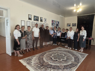 Goranboyda yazıçı, nasir və publisist İsmayıl Qarayevin ev-muzeyini ziyarət olundu