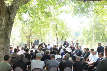 Goranboyda növbəti səyyar qəbul Buzluq kəndində keçirildi