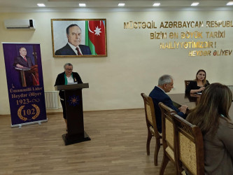 Goranboyda "Konstitusiya və Suverenlik ili" çərçivəsində  "28 May-Müstəqillik Günü" ilə bağlı, "Müstəqilliyimiz əbədidir, daimidir, dönməzdir"  mövzusunda konfrans   keçirildi.