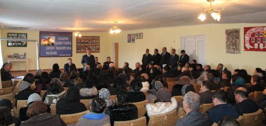 Goranboyda növbəti səyyar qəbul Boluslu kəndində keçirildi