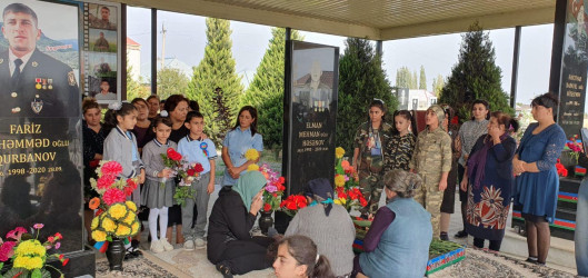 Balakürd şəhidlər xiyabanında Vətən müharibəsi Şəhidlərimizin məzarları ildönümlərində ziyarət olundu.