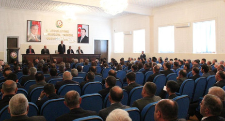 Goranboyda İcra Başçısı yanında Şuranın növbəti iclası keçirildi
