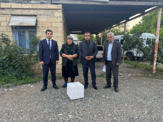 Goranboyda Qurban bayramı münasibəti ilə 500-dən çox ailə ziyarət olunaraq bayram sovqatları təqdim olundu