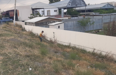 Goranboyda aparılan genişmiqyaslı abadlıq və yenidənqurma işləri rayonumuzun simasını daha da gözəlləşdirir