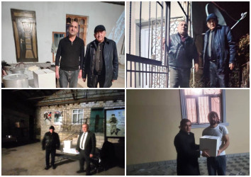 Goranboy rayon İcra Hakimiyyəti tərəfindən rayonda 500-dən çox şəhid, qazi və aztəminatlı ailələrə bayram sovqatları verildi