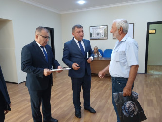 Goranboyda vətəndaş qəbulları davam edir