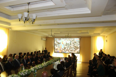 Goranboyda, “Konstitusiya və Suverenlik İli” tədbirləri çərçivəsində, “Ümummilli Lider Heydər Əliyev və müstəqil, suveren Azərbaycan” mövzusunda tədbir keçirildi