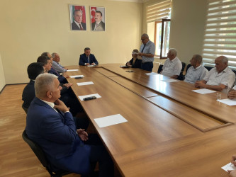 Goranboyda “İctimai Şura” nın hesabat iclası keçirildi
