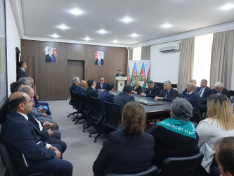 Goranboyda Dövlət Suverenliyi Günü ilə bağlı tədbir keçirildi