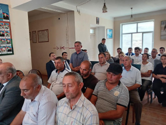 Goranboyda növbəti səyyar qəbul Yuxarı Ağcakənd qəsəbəsində keçirildi