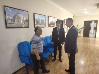 Goranboy rayon İcra Hakimiyyətində vətəndaşların müraciətləri dinlənildi