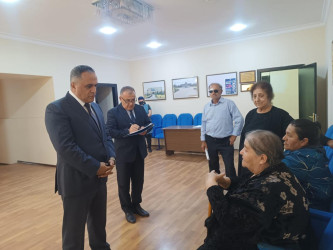 Goranboy rayon İcra Hakimiyyətində vətəndaşların müraciətləri dinlənildi