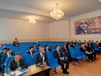 Goranboy rayon İcra Hakimiyyətində Aparat iclası keçirildi