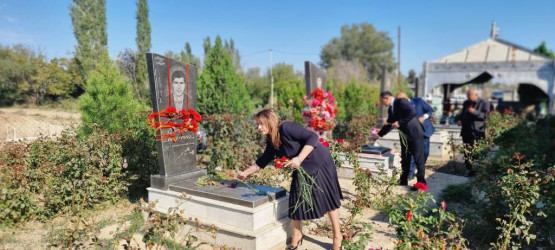 Səfikürd kəndindən  Vətən Müharibəsi şəhidimiz Yusibov Kənan Fehruz oğlunun  ildönümündə məzarı ziyarət olundu.