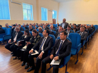 “Goranboy rayonunda pambıqçılığın inkişafı” mövzusunda müşavirə keçirildi